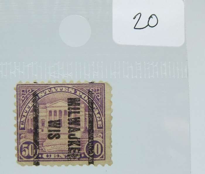 UNDER R100 -Antique / Vintage postage stamp - 50 Cents U.S.Postage