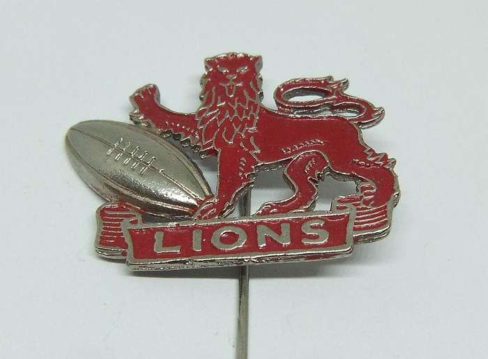 UNDER R100 - Collectable - Vintage British Lions Rugby tour lapel pin
