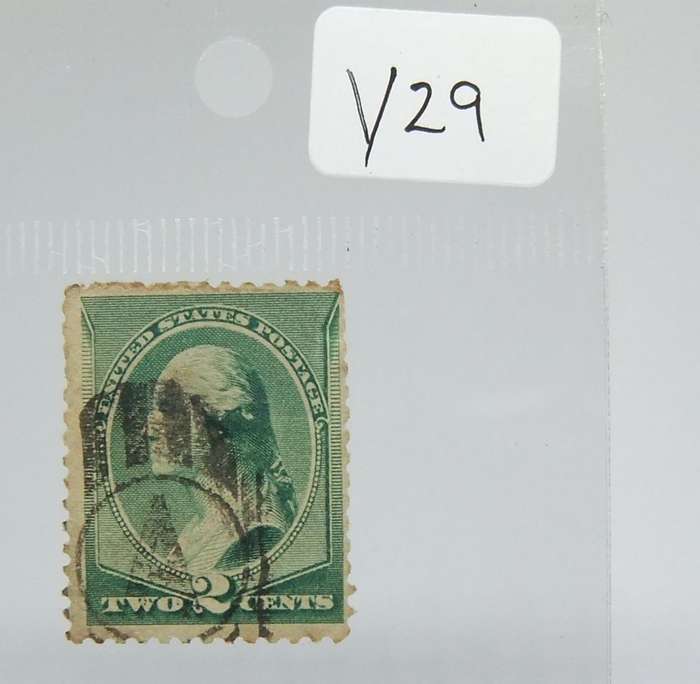 UNDER R100 -Antique / Vintage postage stamp - US Postage 2 cents