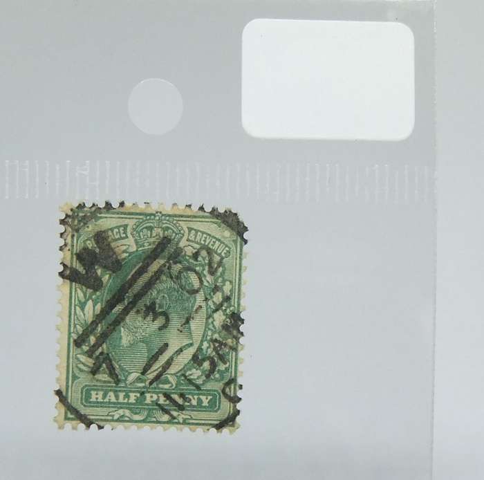 UNDER R100 -Antique / Vintage postage stamp - British half penny