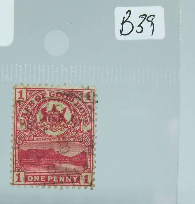 UNDER R100 -Antique / Vintage postage stamp - Cape of Good Hope 1 penny