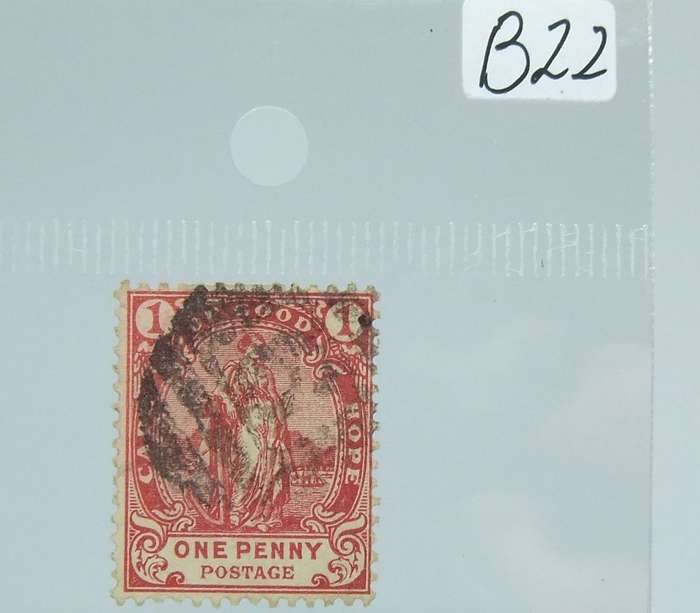 UNDER R100 -Antique / Vintage postage stamp - Cape of Good Hope 1 penny