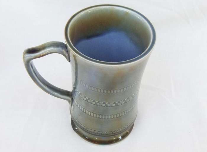 A heavy quality vintage Irish porcelain jug with clover motif