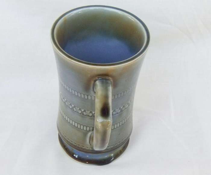 A heavy quality vintage Irish porcelain jug with clover motif