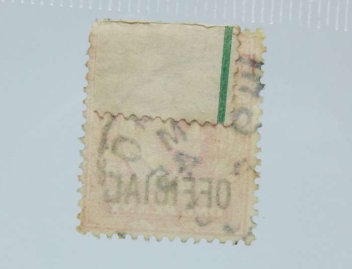 UNDER R100 -Antique / Vintage postage stamp - British 1 penny - Army Official overstamp 1902 - 1911