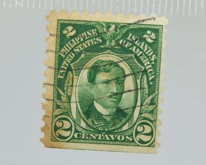 UNDER R100 -Antique / Vintage postage stamp - 2 Centavos - Philippine Islands - U.S.A