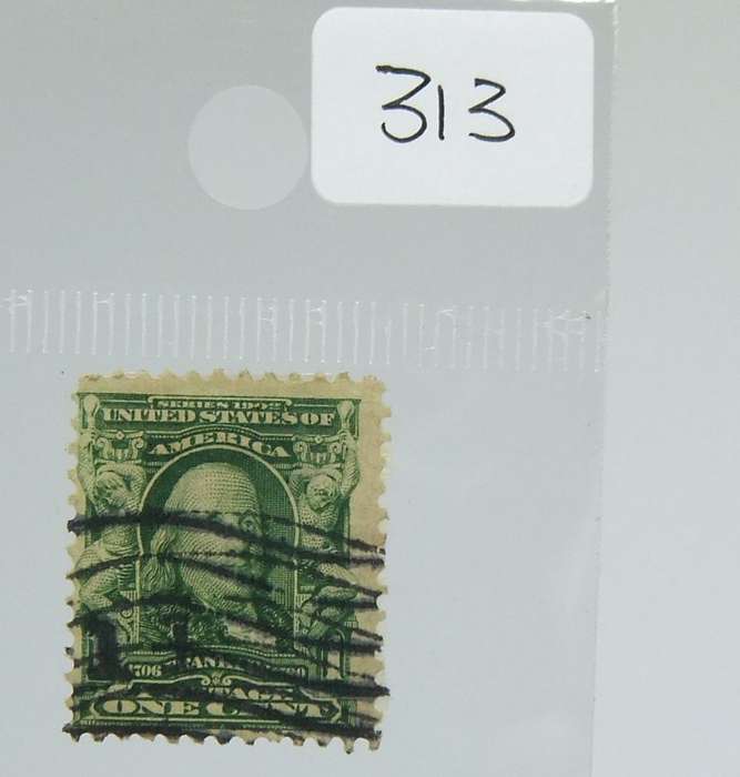 UNDER R100 -Antique / Vintage postage stamp - USA 1 Cent