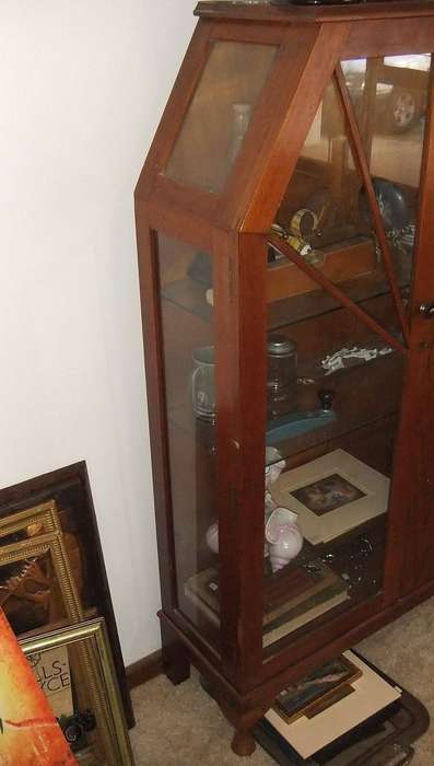 An Art Deco display cabinet