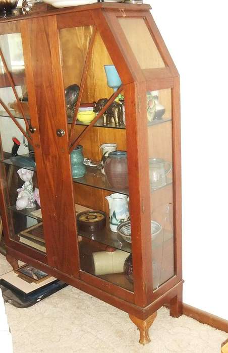 An Art Deco display cabinet
