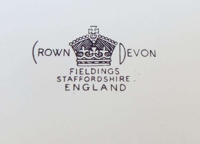 A rare vintage Art Deco era planter by Crown Devon England