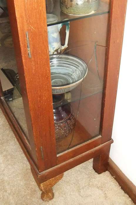 An Art Deco display cabinet