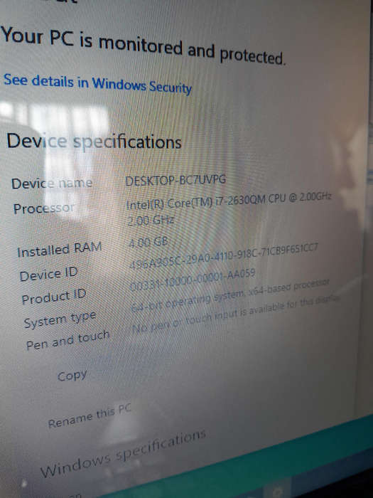 Dell inspiron laptop i7