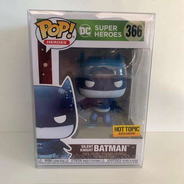 DC Super Heroes Batman Funko Pop, Silent Knight #366, With pop protector