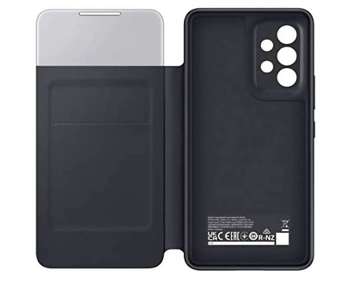 Samsung Smart S View Wallet Mobile Case for Samsung Galaxy A53 5G, Black