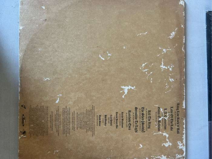 RAINBOW - LONG LIVE ROCK N ROLL  LP VINYL