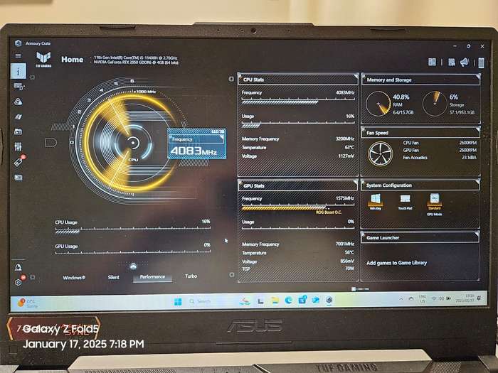 Asus Notebook FX506HF 11th Gen Intel Core i5-11400H up to 4.50 16GB 2TB SSD RTX 2050 Gaming Notebook