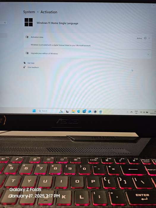 Asus Notebook FX506HF 11th Gen Intel Core i5-11400H up to 4.50 16GB 2TB SSD RTX 2050 Gaming Notebook