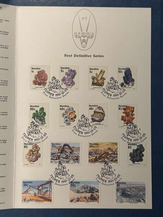 NAMIBIA MINES AND MINERALS CARD