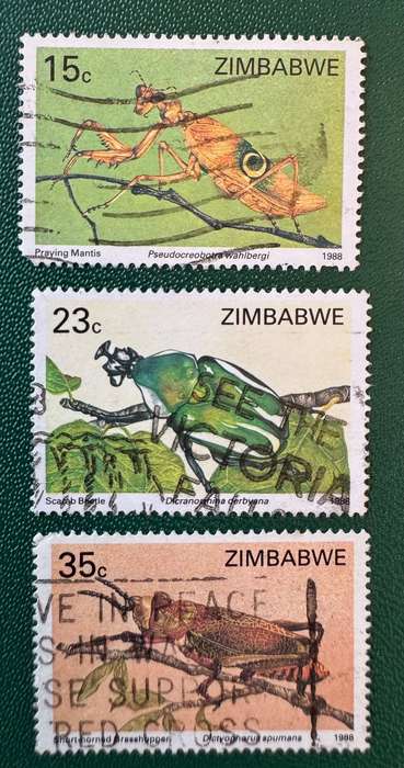 Zimbabwe Stamps - Insects