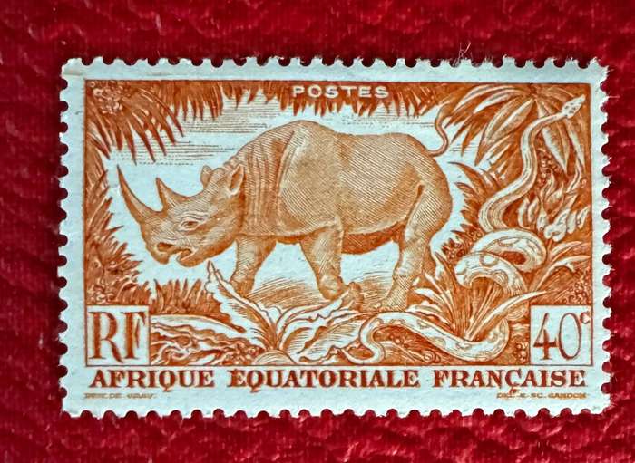 FRENCH EQUATORIAL AFRICA STAMP