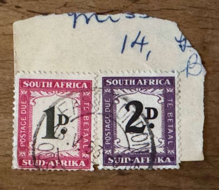 SA Union stamps