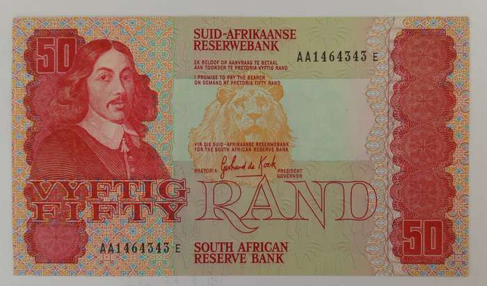 GERHARD De KOCK R50 UNC 'AA'