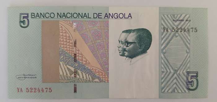 ANGOLA 5 KWANZAS