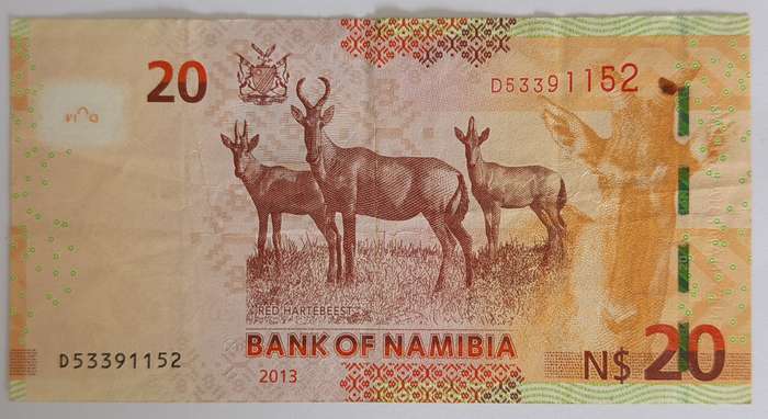 NAMIBIA N$20 BANKNOTE