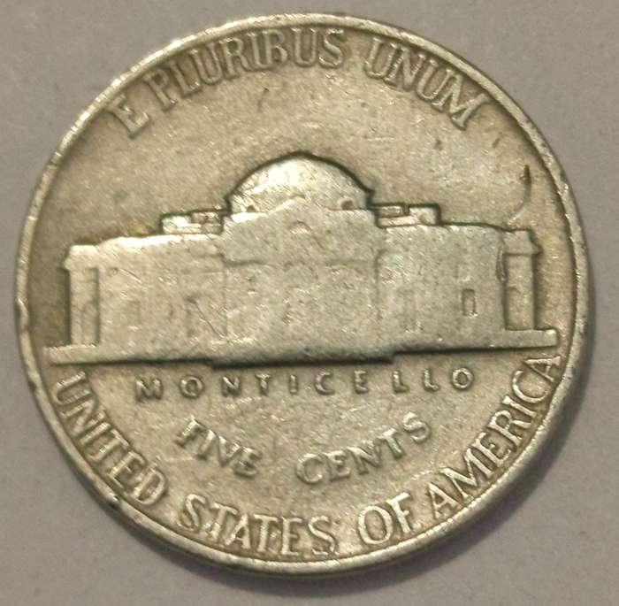 1940 JEFFERSON NICKEL USA