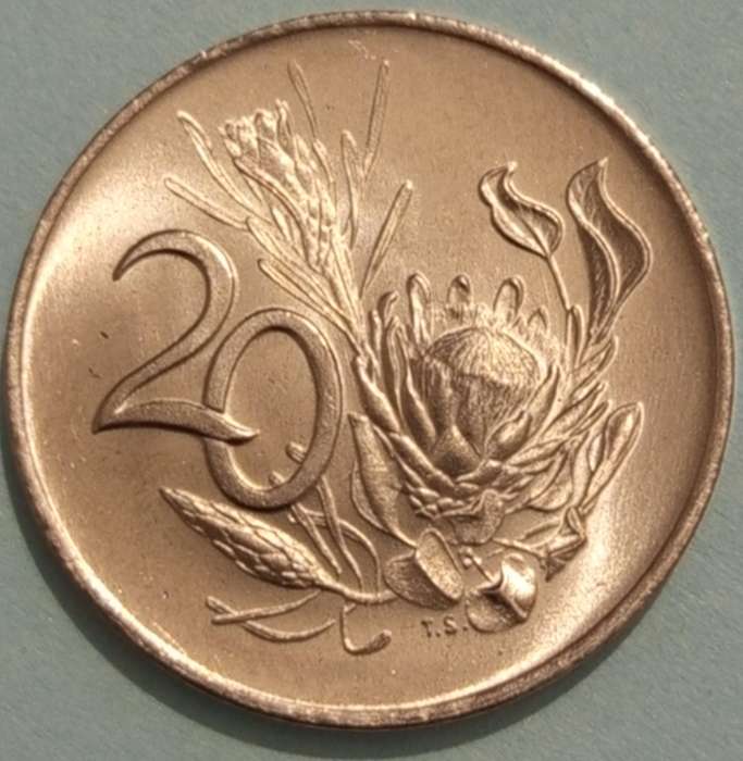 1968 TWENTY CENT***AFRIKAANS***