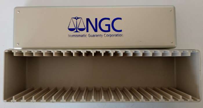 NGC CONTAINER FOR GRADED COINS