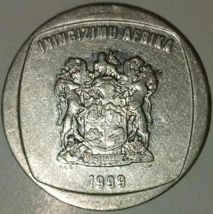 1999 FIVE RAND COIN