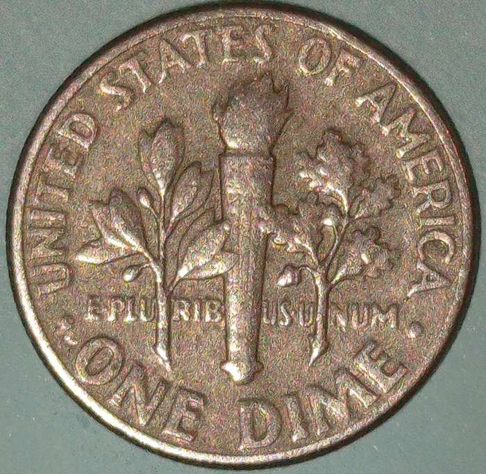 1968 USA ONE DIME