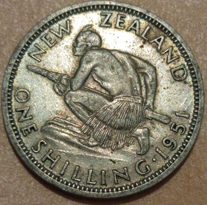 1951 NEW ZEALAND 1 SHILLING