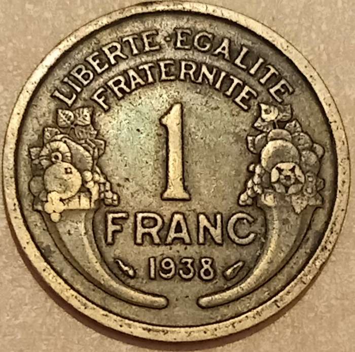 1938 FRANCE 1 FRANC