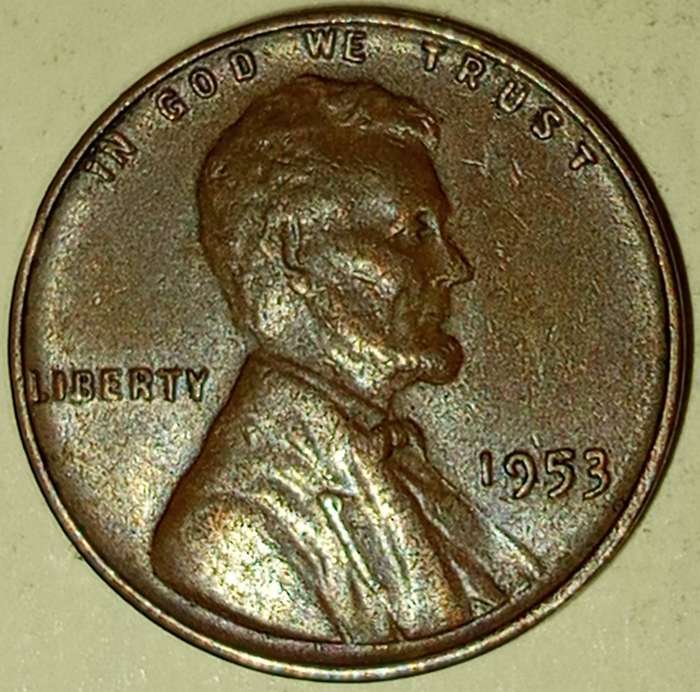 1953 USA ONE CENT