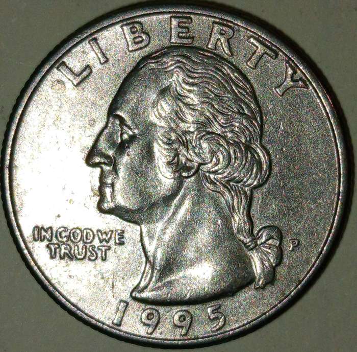1995 USA QUARTER DOLLAR