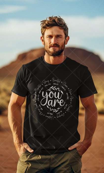 You Are Beautiful - Kids & Adult Christian Tshirt (Select Size at Checkout)