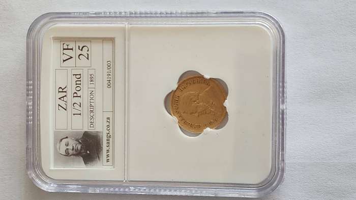 1895 Kruger half pound
