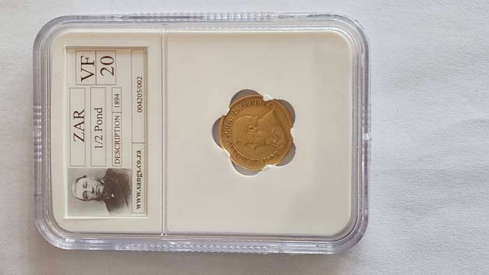 1894 Kruger half pound