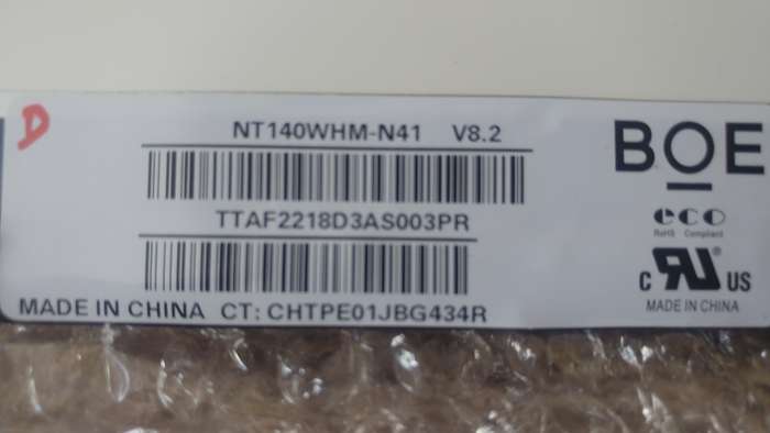 NT140WHM-N41 14 Inch Laptop LCD 30 Pin