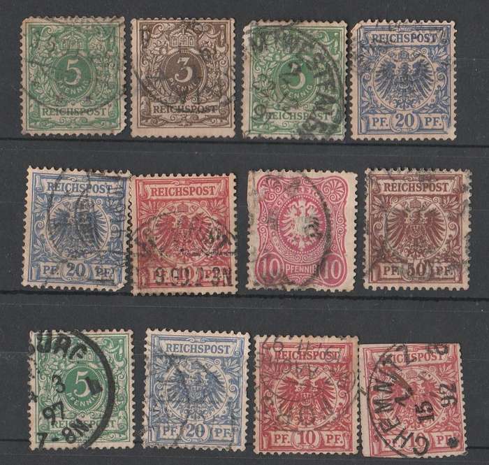 GERMAN EMPIRE 1889-1900