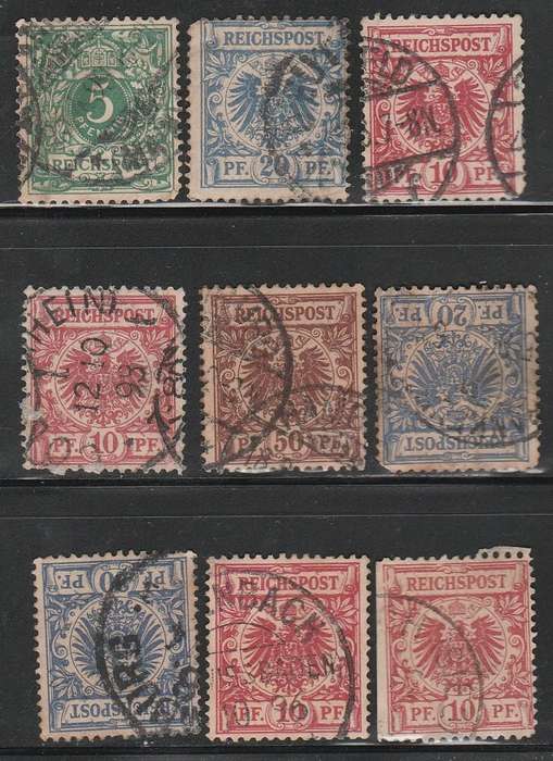 GERMAN EMPIRE 1889-1900