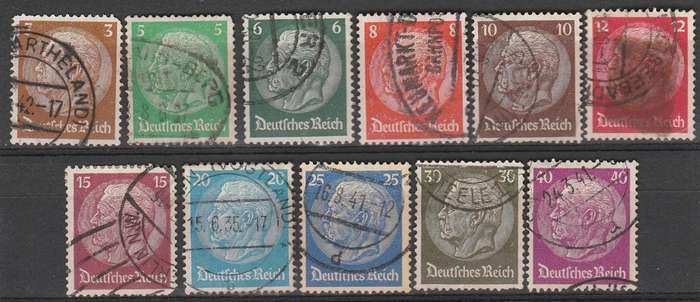 GERMAN EMPIRE 1932/33