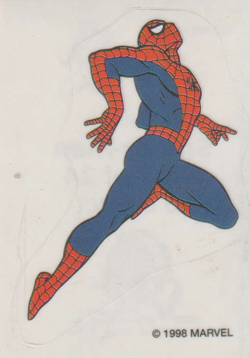 SPUR COLLECTABLE SPIDER MAN POSTER STICKER #2