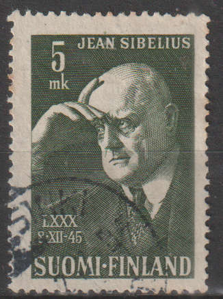FINLAND 1945 The 80th Anniversary of the Birth of Jean Sibelius ULH SG 411