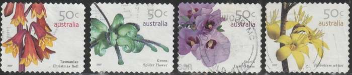 AUSTRALIA 2007 Australian Wildflowers UNH SG 2759-62