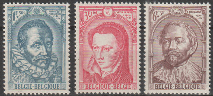 BELGIUM 1964 The Dutch protestant church in Bruxelles MM SG 1890-2