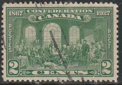 CANADA 1927 The 60th Anniversary of the Founding of the Dominion of Canada, Inscription:  ULH SG 267