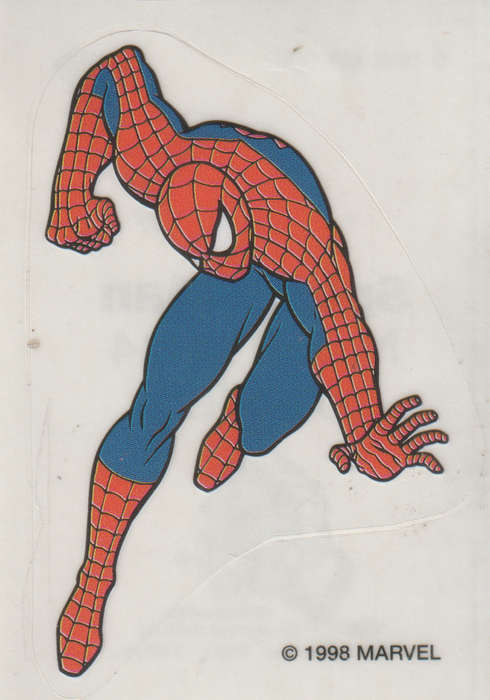 SPUR COLLECTABLE SPIDER MAN POSTER STICKER #10